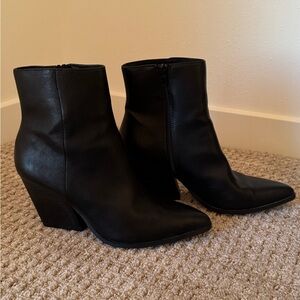 Mi.iM Sleek Black Ankle Booties